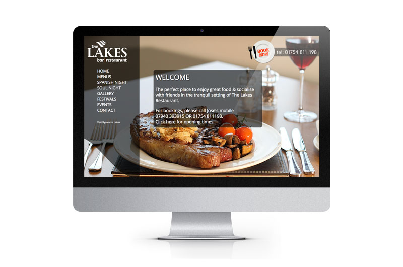 The Lakes Restaurant Website